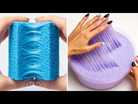 Расслабляющие АСМР-видео со слаймом для сна | Satisfying Slime No Talking ASMR 3879