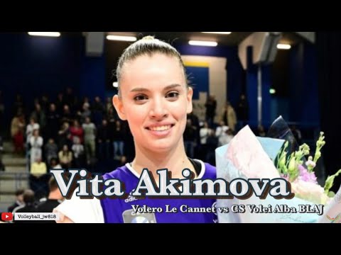 Vita Akimova │ MVP 43 points │ Volero Le Cannet vs CS Volei Alba BLAJ | CEV Champion League 2022/23