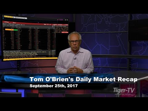 September 26th Daily Stock Market Recap by Tom O'Brien on TFNN   2017