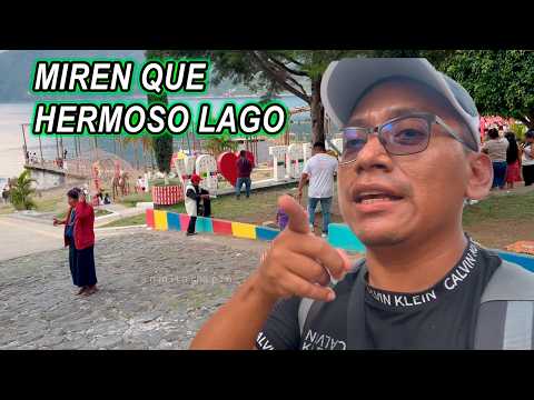 ¿Y a donde vamos hoy con somita chapin? Hermoso Lago de Atitlan asi esta San Lucas Toliman 2026