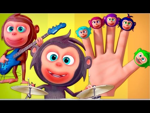 Monkey Finger Family 3D | Videogyan 3D Rhymes | Nursery Rhymes For Children