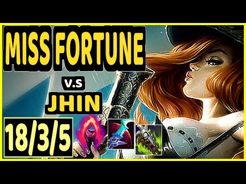 LUGER (MISS FORTUNE) vs JHIN - 18/3/5 KDA BOTTOM ADC CHALLENGER GAMEPLAY - EUW