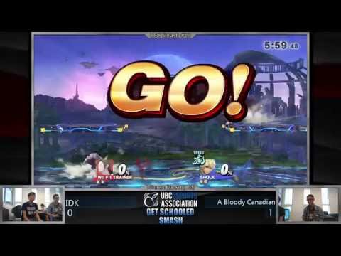 UBC #20: WR1 - IDK (Wii Fit Trainer) vs A Bloody Canadian (Shulk)