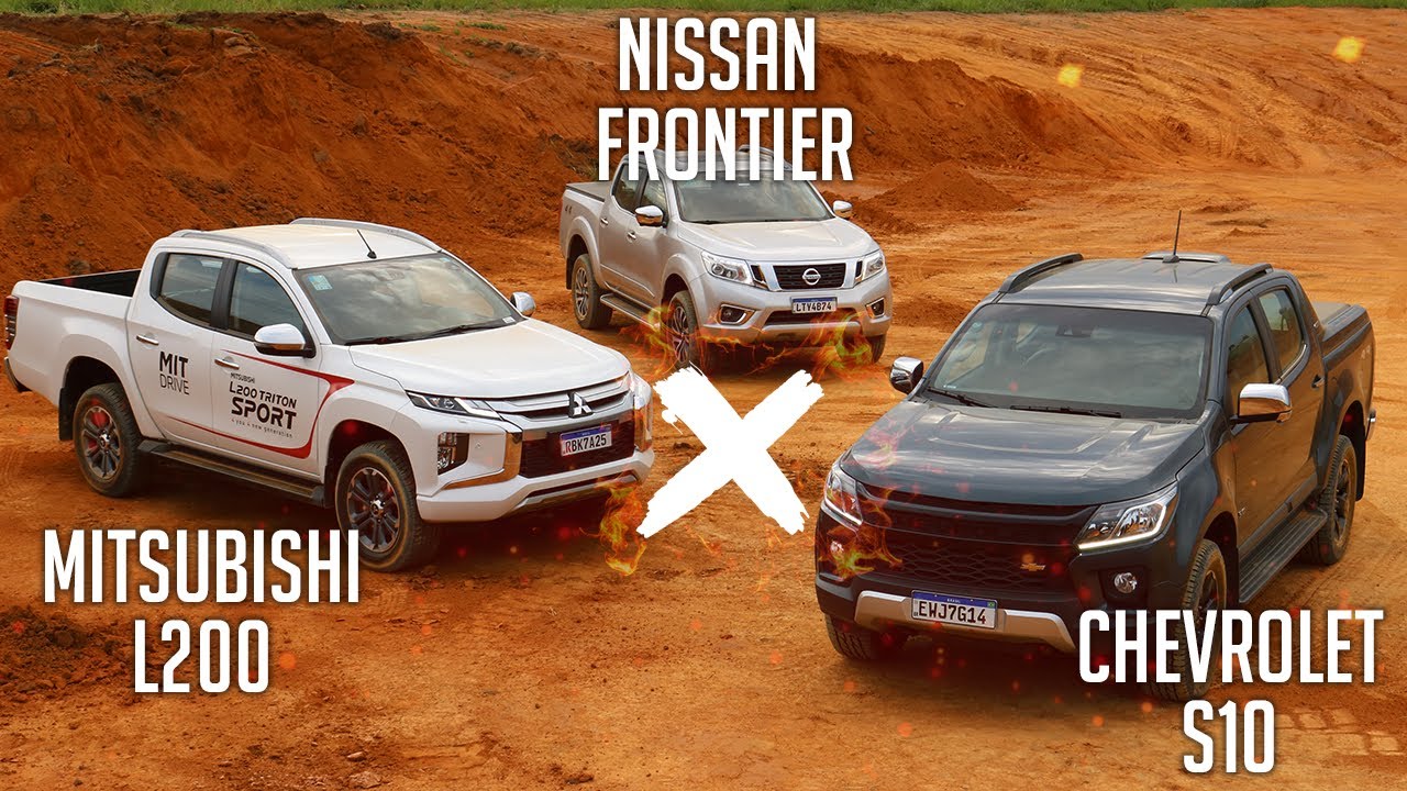 Comparativo: Mitsubishi L200 x Nissan Frontier x Chevrolet S10 - Parte 2/2