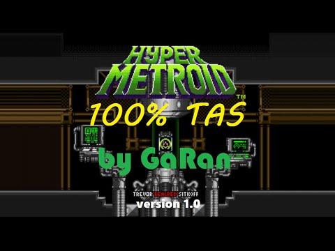 Hyper Metroid 100% Tool-Assisted Speed run