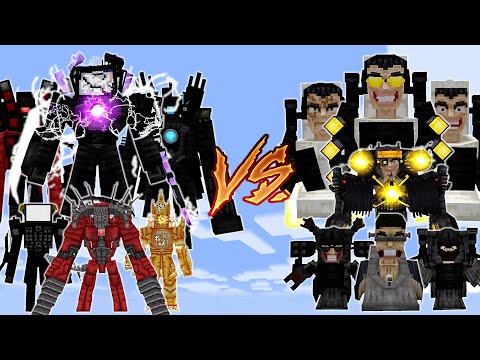 NEW UPGRADE THE ALLIANCE vs All G-MAN TOILET | MINECRAFT PE BATTLE