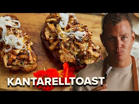 Kantarelltoast med smak av vitlök och citron — Thomas Sjögrens recept