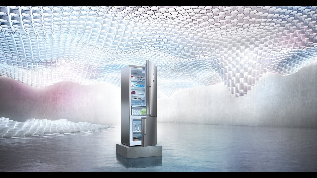 Двокамерний холодильник Siemens KG49NLW30U video preview