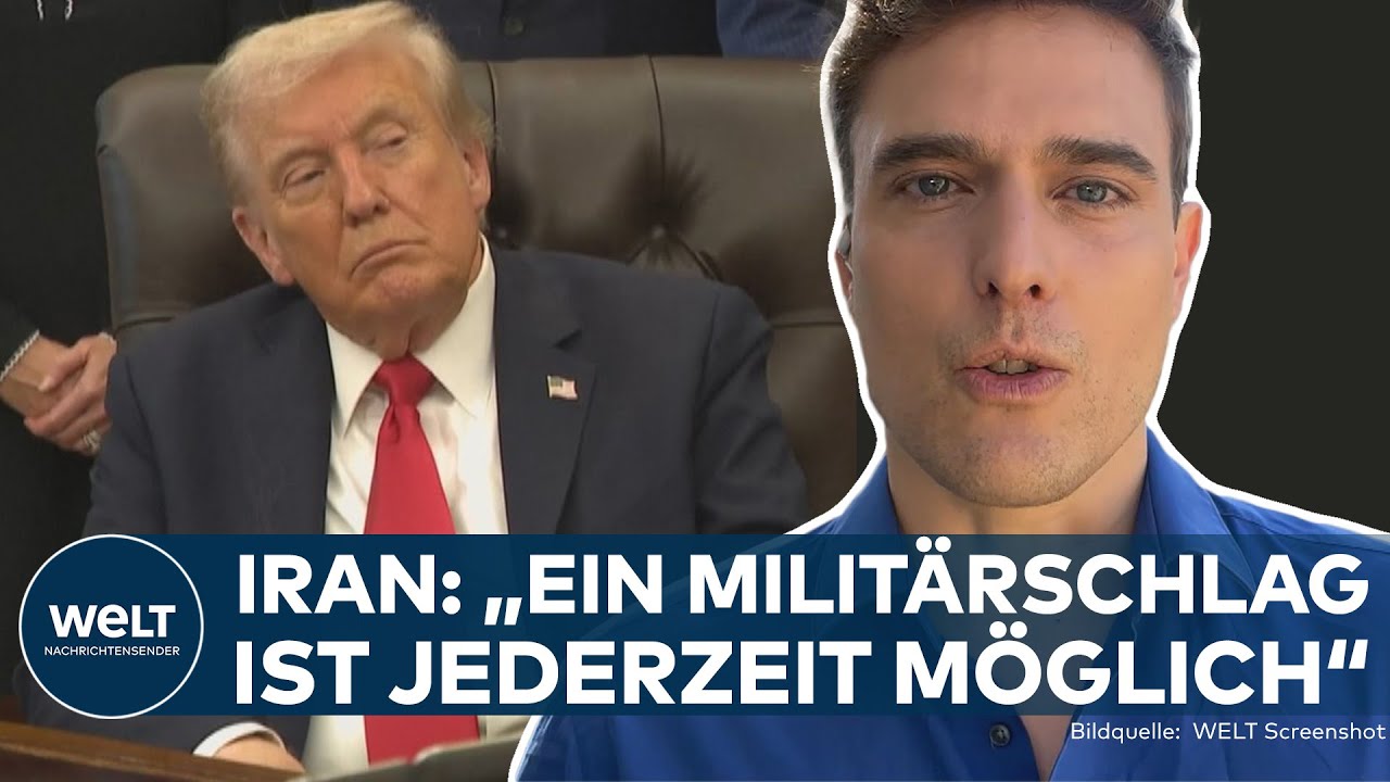 ANSPANNUNG IM IRAN: „Militärschlag jederzeit möglich“ | Trump undurchsichtig! Proteste lassen nach