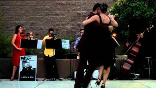 Jorge Nel, Svetlana Petkovic, Milena Buitrago, and Andres Bravo perform with QTANGO