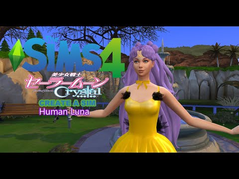 Sims 4 create a sim Human Luna (Sailor Moon)