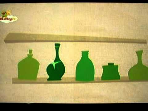 diez botellas verdes