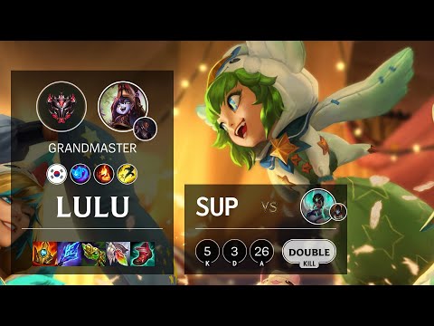 Lulu Support vs Karma - KR Grandmaster Patch 11.18