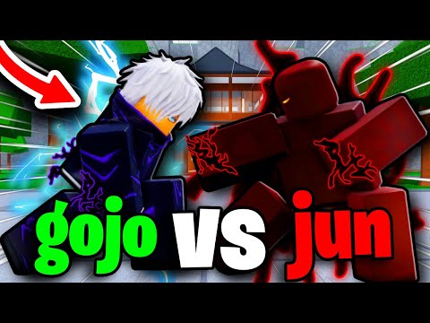 The MOST LORE ACCURATE JUN Vs GOJO Fight In Legends Battlegrounds..