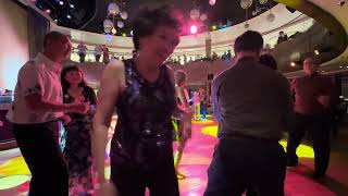 Cunard Queen Anne, June 2025. Queens Room Musicians, a Twist