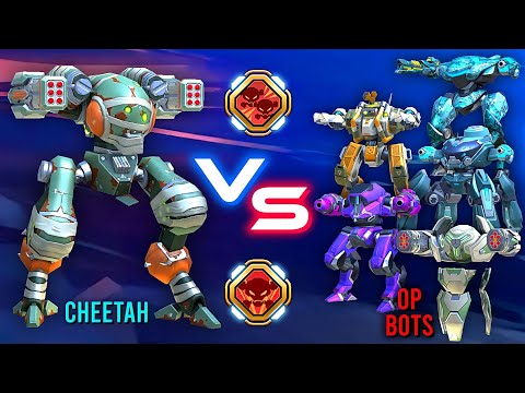 Cheetah Missile Rack vs Op Bots - Mech Arena