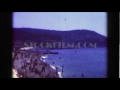 1949 French Riviera Crowded Beach Boardwalk Summer Vacation Blue Sky NICE FRANCE