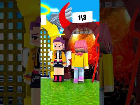 POV HEAVEN vs HELL Challenge - Help Jinu POLICEMAN go to HEAVEN vs SAJA BOYS - Kpop Demon Hunters