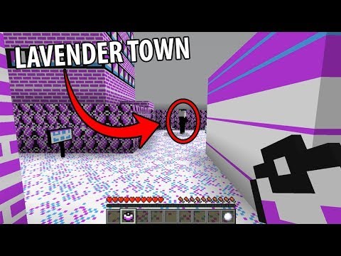 Minecraft: FUI PRA CIDADE MAL ASSOMBRADA! (LAVENDER TOWN)