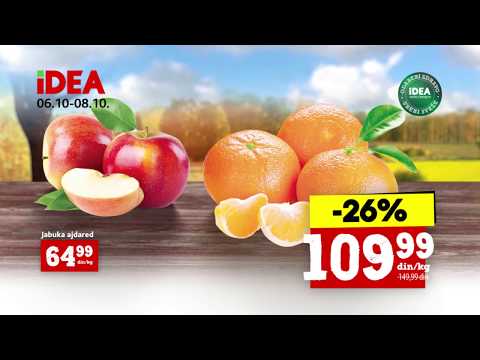 IDEA vikend akcija  6 - 8.10.2017.