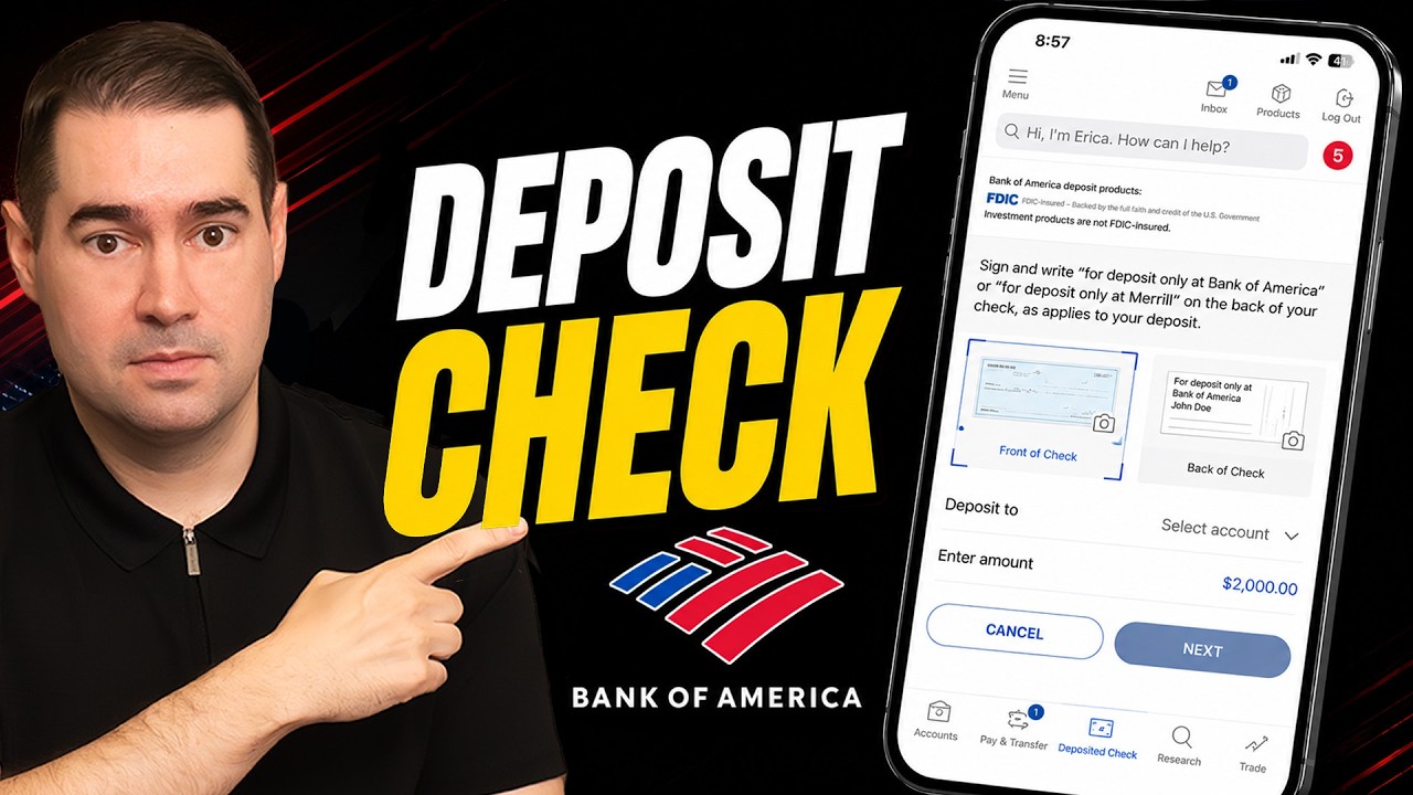 How to Deposit Checks on Bank of America App
