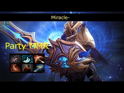 [Dota 2] Miracle- Plays Sven MMR Party #GO DIVE ?!!!