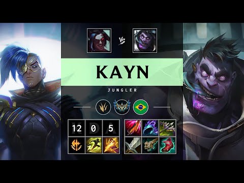Kayn Jungle vs Dr. Mundo - BR Challenger Patch 25.13