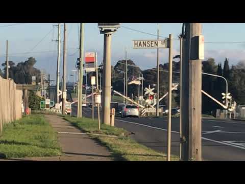 V/line vlocity at rail crossing