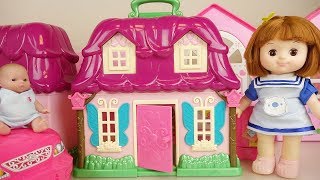 Baby doll house and car play baby Doli house