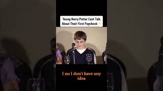 Young Harry Potter Trio Discuss First Paycheck⚡️