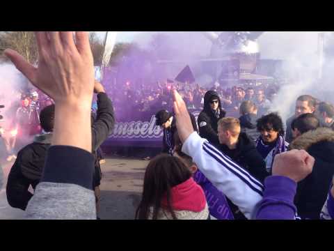 Fan Village CofidisCup FCB-Anderlecht: Brussels is Purple and White