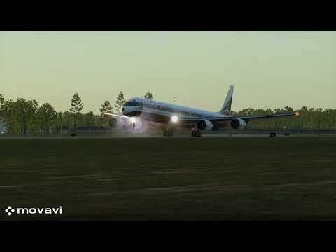 Classic Jet Touchdown! Delta DC-8-71 Landing at Orlando (KMCO) | X-Plane 12