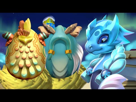 Divine KOLIADA DRAGON Unlocking! New ICE LORD DRAGON + Amaterasu & Poseidon Hatching! - DML #1632