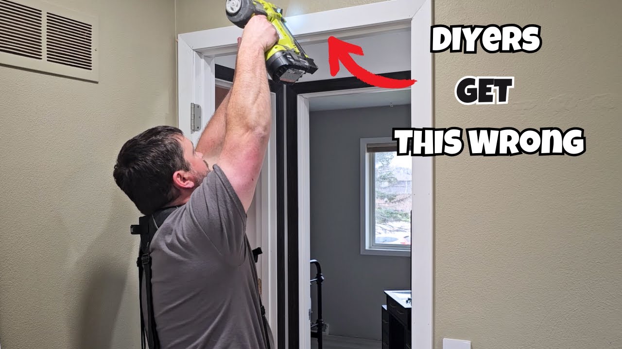How to Install Door Trim & Casing | Easy DIY Door Frame Molding Tutorial