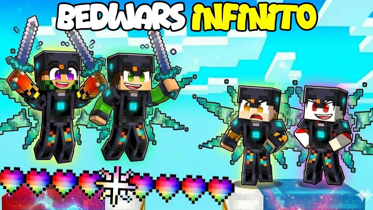 BEDWARS 2vs2 CON OGGETTI DELL'INFINITO *AVARITIA* - MARCY NICO VS LOCO ZEYXON - MINECRAFT ITA
