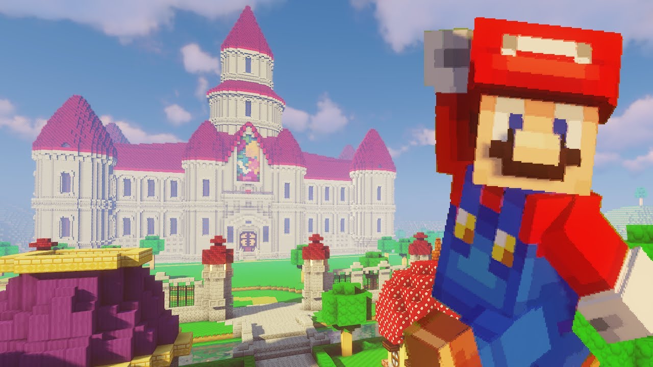 This Super Mario themed Minecraft Map is WONDERFUL!