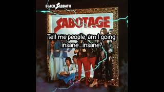 BLACK SABBATH  - Am I Going Insane? (lyric video)
