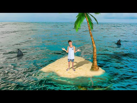 SOBREVIVI NA MENOR ILHA DO MUNDO!