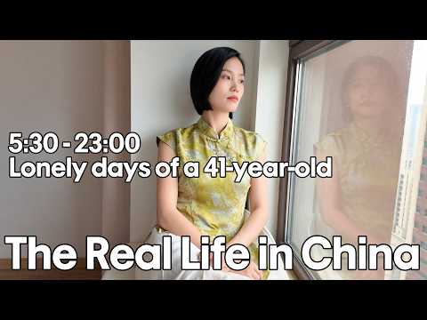 Real Life in China | Lonely days of a 41-year-old accompanying mom | My day from 5:30 AM to 11:30 PM