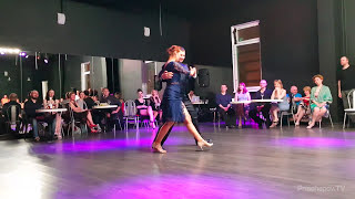 Alexander Krupnikov and Ekaterina Lebedeva, 3-4, Moscow, Russia, Milonga "Cuatro Compases"