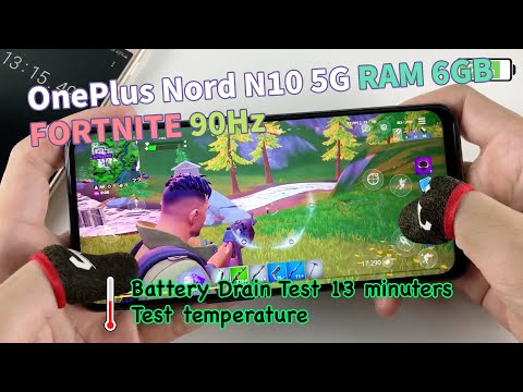 OnePlus Nord N10 5G FORTNITE Gameplay | Snapdragon 690 5G, 6GB, 90Hz