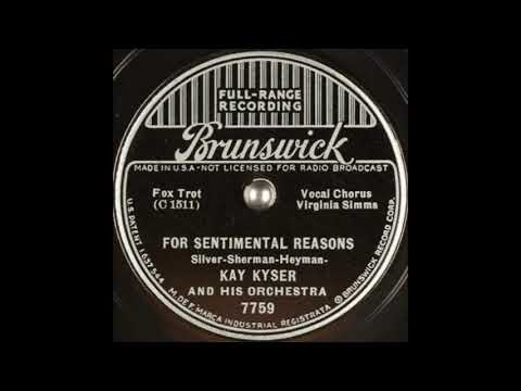 Kay Kyser & his orchestra - For Sentimental Reasons (1936)