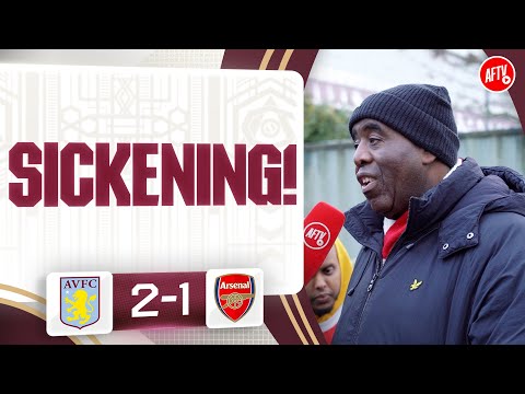 SICKENING!!! (Robbie) | Aston Villa 2-1 Arsenal