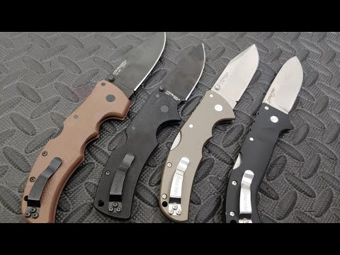 4 GREAT COLD STEEL KNIVES LEAST TO FAVORITE