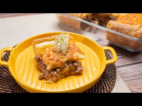 How To Make CHEESY HAMBURGER CRESCENT CASSEROLE | Recipes.net