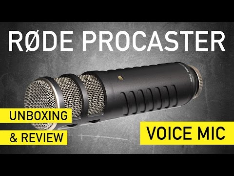 Røde Procaster: Unboxing, Test und Review des Podcast / Screencast Mikros