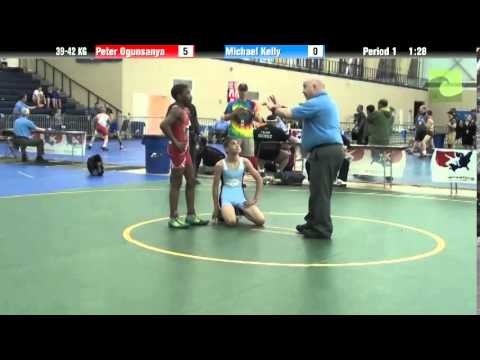 FILA Cadet 39-42 KG Peter Ogunsanya vs. Michael Kelly