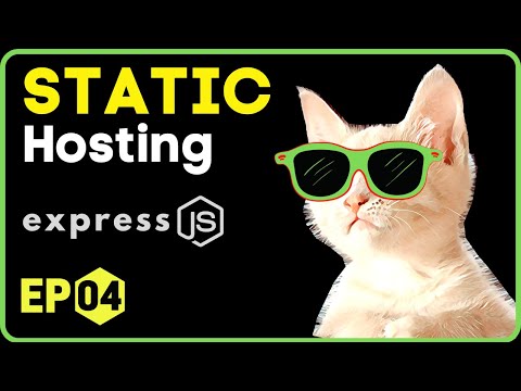 Serving Static from Files Express JS | express.static| Node JS in Hindi #4 | #nodejs #expressjs