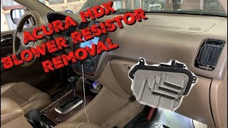 Blower Resistor Replacement 2000-2006 Acura MDX