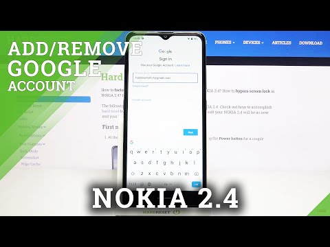How to Add & Remove Google Account in NOKIA 2.4 – Manage Google Account